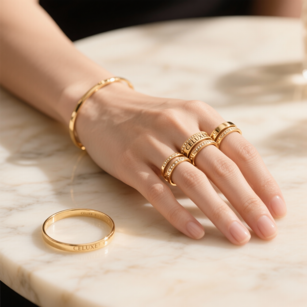 CELUXE Gold Rings Collection